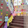 Decoração de Escada de Casamento Balão Dopamina Arranjo de Corrimão Conjunto de Quarto de Casamento Casa Nova de Casamento Latte Art Suprimentos para Casamento