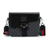 Bolso Mensajero de Silla de Montar Creativo Elegante Unisex con Solapa, Bolso de Hombro Cruzado de Moda Casual de Negocios