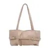 Bolso tote estilo retro para mujer, con detalle de cinturón de cuero, perfecto para el verano de 2026, y adecuado para ir al trabajo o como bolso de hombro