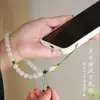 Muñeca Linda de Dibujos Animados Cadena Hecha a Mano Cordón Colgante Adorno Colgante Cordón para Teléfono Bolso con Cuentas para Cámara Colgante para Teléfono