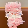 Grampo de Cabelo Flor Laço Fofo Estilo Coreano Acessório de Cabelo para Meninas Pequenas, Presilha para Franja, Grampo de Cabelo para Crianças, Não Danifica o Cabelo, Acessório de Cabelo para Meninas