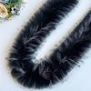 Ribete de Piel Sintética de Mapache de 8 cm para Sombreros, Ropa de Algodón, Hanfu, Cuellos de Piel, Zapatos, Botas, Capas y Accesorios de Ropa, Al por Mayor en Stock