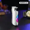Encendedor inflable de moda, nuevo, con luces geniales degradadas, encendedor de doble llama, encendedor de alto valor para regalar