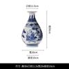 Arranjo de Flores em Porcelana Azul e Branca Antiga Cerâmica Jingdezhen Vasos Ornamentos Estilo Chinês Moderno Sala de Estar Armário de Vinho Decorações Ornamentos