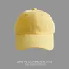 Boné de Baseball de Cor Clara Personalizado para Crianças Estilo Coreano Casual Bordado com Letras Chapéu de Bico de Pato para Construção de Equipe Escolar para Meninos e Meninas