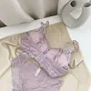 Taza para Pan al Vapor de Pecho Pequeño Espesa de 4 cm Ropa Interior de Niña Cómoda Sin Aros Reafirmante Sujetador de Encaje Ajustable