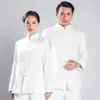 Wu Nong estilo nuevo ropa holgada de pierna recta para práctica hombres y mujeres mismo estilo lino transpirable ropa de artes marciales al por mayor