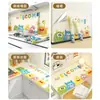 Pegatinas de pared para cocina a prueba de aceite autoadhesivas impermeables a prueba de humedad pegatinas de pared de dibujos animados retardantes de llama resistentes a altas temperaturas fregables decoración fea