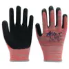 Los Guantes de Protección Laboral de Nitrilo Hongyu N529 Son Resistentes al Aceite y al Desgaste, Adecuados para Protección en Procesamiento Mecánico, Reparación de Automóviles, Obra y Taller