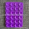 24 adesivos de ventosa de silicone dupla face adesivos traseiros para celular 24 adesivos de ventosa multifuncionais para power bank quadrado antiderrapante