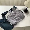 Camiseta básica de lana Tencel con borde crudo cosido, suave y amigable con la piel, para mujer, estilo de principios de otoño, camiseta de manga larga ligera y transpirable