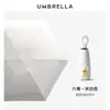 50% de descuento Paraguas de seis varillas con recubrimiento negro para sol y lluvia, sombrilla mini, paraguas con mango de anillo, paraguas compacto tipo cápsula, paraguas de bolsillo promocional
