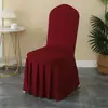 Funda Gruesa Nueva para Silla de Hotel Silla de Comedor para el Hogar Silla Curva Funda para Asiento Funda Universal para Taburete