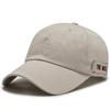 Gorra de Mujer Suave de Color Sólido con Visera Gorra Deportiva Casual Bordada para Hombre Protección Solar Tendencia Gorra de Béisbol