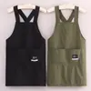 Delantal de Moda para Cocina y Hogar 2025 Nuevo Resistente al Aceite e Impermeable Ropa de Trabajo de Celebridad de Internet para Cocinar y Cocinar para Mujeres