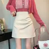 Falda asimétrica plisada de cintura alta estilo nuevo para mujer Verano 2026, falda corta bodycon de línea A, adelgazante y versátil