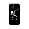 Adequado para Capa de Celular iPhone 17, Nova Capa de Celular Halloween Caveira de Rosa Fantasma de Rosto Comércio Exterior