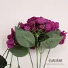 Nuevo ramo decorativo de hortensias artificiales para bodas, flores falsas, accesorios de estudio fotográfico de bodas con hortensias artificiales al por mayor