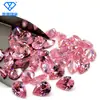 Venta al por mayor Calidad 5A Zircón Colorido en Forma de Gota, Zircón Rosa en Forma de Gota Superficie de Anillo de Piedra Suelta, Zircón Rosa en Forma de Pera