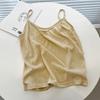 Camisole Fina de Algodão, Bambu e Linho para Mulheres, Nova Chegada Verão 2026 Estilo Coreano Versátil Regata Sem Mangas, Camada Base Tendência