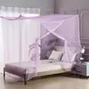 Mosquitero para Uso Doméstico, 1.5m de Ancho, Estilo Tradicional Rural, Cama Doble, 1.8m de Ancho, De Pie, Malla Densa, Puerta Única