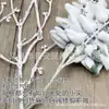 Guirnalda Mori DIY Escenario T Tocado Exagerado Hojas Blancas Simuladas Flores Piñas Material de Joyería Nupcial