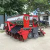 Máquina integrada de cultivador rotativo de 14 linhas e semeador de trigo tracionada por trator de quatro rodas, plantadeira de trigo de precisão de largura ampla
