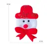 Decoração de Bolo Desenho Animado Papai Noel Deitado Letras em Inglês Decoração de Panificação Mesa de Sobremesas Festa de Feriado de Natal