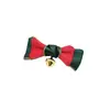 Acessórios diy do laço do Natal mini linho sino da árvore de Natal pendente decoração da caixa de presente