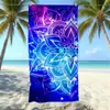 Toalha de Praia de Microfibra Transfronteiriça com Logotipo Personalizado, Absorvente de Água, Secagem Rápida, Toalha de Banho com Veludo Impresso Dupla Face, Feita Sob Medida para Comércio Exterior