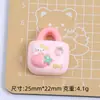 Bolso Gatito Corazón Dibujo Animado Hecho a Mano Accesorios de Joyería DIY Pegamento de Crema Resina Pequeños Accesorios Material de Pasador Lindo