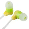 Fabricantes de fuentes de auriculares producen Auriculares de línea de fideos para teléfono móvil MP3 con graves potentes, controlados por cable, de colores para teléfono móvil y ordenador