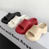 Nuevas Pantuflas Gruesas Sandalias de Mujer Verano Exterior Antideslizantes Moda Ropa Exterior Playa Marítima Eva Ultraligeras Pantuflas con Plataforma