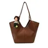 Bolsa tote retrô do dia a dia para mulheres 2026 novo estilo cesta de vegetais outono bolsa de ombro única grande capacidade bolsa balde para o trabalho para mulheres