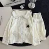 Nuevo Estilo de Primavera y Otoño para Niñas, Manga Larga, Pantalón Largo, Dibujos Animados, Ropa de Casa Cómoda con Cuello de Muñeca y Diseño de Algodón Nube, Conjunto Padre-Hijo