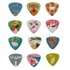 Palheta de guitarra triângulo selulu 0,71 0,96 1,5 mm palheta fofa impressão de cores de desenho animado