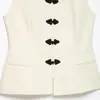 Top de tirantes ajustado con nudo decorativo, de moda, superventas de influencers de moda europea y americana transfronteriza