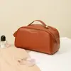 Bolso de Maquillaje Nuevo de Moda con Doble Cremallera de PU, Neceser Portátil, Bolsa de Almacenamiento de Cosméticos de Viaje