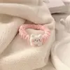 Lindo Gatito Banda de Goma Cuerda para el Cabello Estilo Japonés y Coreano Todo Fósforo Alta Elasticidad Cuerda para la Cabeza Niña Cola de Caballo Banda para el Cabello Accesorios para el Cabello