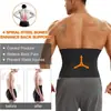 Corsé de Neopreno Deportivo Fitness Abdomen Tinker Sello de Cintura Hebilla con Cremallera Sudor de Ráfaga Rápida Material de Buceo Moldeador de Cuerpo para Hombres