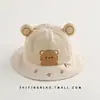 Chapéu de Bebê para Primavera e Outono Chapéu de Pescador Fofo e Adorável Chapéu de Sol para Bebê Chapéu de Sol Infantil com Estampa de Desenho Aba Larga