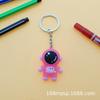 Llavero creativo de astronauta pegamento flexible de PVC 3D tridimensional astronauta Muñeco de dibujos animados decoración colgante para bolso regalo DIY
