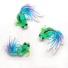 Mistura de resina de peixe koi colorida brilhante transfronteiriça com 1 furo em formato de peixe dourado, broca chata, acessórios para joias DIY