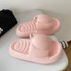 Zapatos de Calabaza de Verano al por Mayor con una Suela Súper Suave y Gruesa que se Siente como Caminar sobre Heces, Chanclas Antideslizantes para Playa, Modernos y Versátiles, Favorecedores para el Tono de Piel, Adecuados para Usar al Aire Libre, Suela Plana