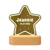 Decoración de Mesa para Habitación Infantil Atmósfera Estelar de Amazon Transfronterizo Temu Regalo de Cumpleaños Personalizado Decoración Luz Nocturna LED