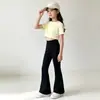 Pantalones de Tiburón para Niñas Primavera y Otoño Leggings Infantiles para Uso al Aire Libre Pantalones Barbie para Niñas Mayores Pantalones Deportivos de Yoga Largos Venta al por Mayor