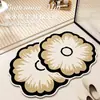 Alfombrilla de Suelo de Barro Diatomeas Pequeña y Fresca de Amazon Alfombrilla Absorbente para Suelo de Baño Entrada de Baño Secado Rápido Antideslizante Alfombrilla para Pies Resistente a Manchas