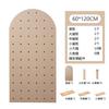 Panel perforado de madera maciza para pasillo, sala de estar, estante colgante de almacenamiento, estante de exhibición de productos, estante de almacenamiento montado en la pared, panel perforado