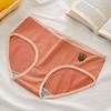 CS010# Ropa interior linda de triángulo de cintura media estilo japonés para mujer, calzones de estudiante para niña de talla grande transpirables estilo coreano