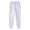 Calças Casuais Masculinas e Femininas de Outono e Inverno Transfronteiriças, Forradas com Fleece, Espessadas, Desejo Quente, Esportivas, Cor Sólida, Calças de Moletom
